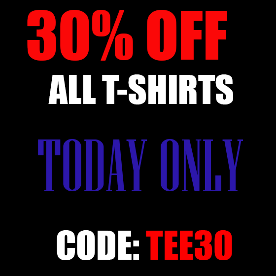 30% OFF ALL TEES